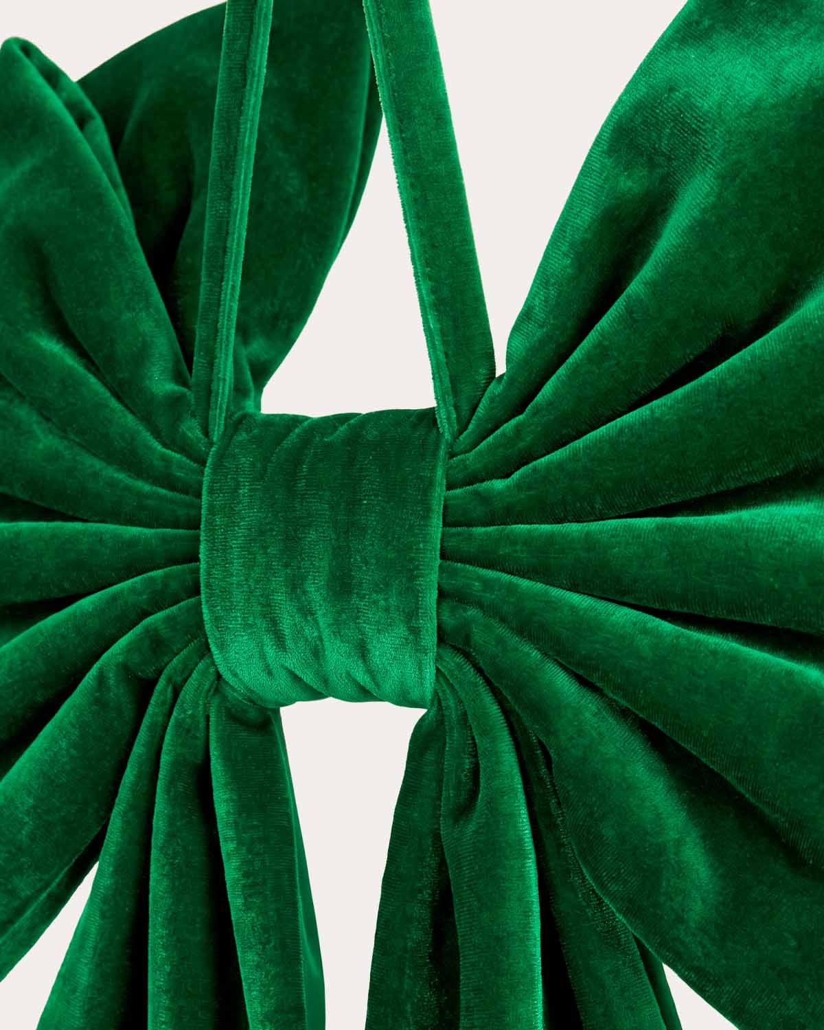 Laço decorativo de Natal 185x35 cm feito de tecido Aisen, imagem de galeria 6