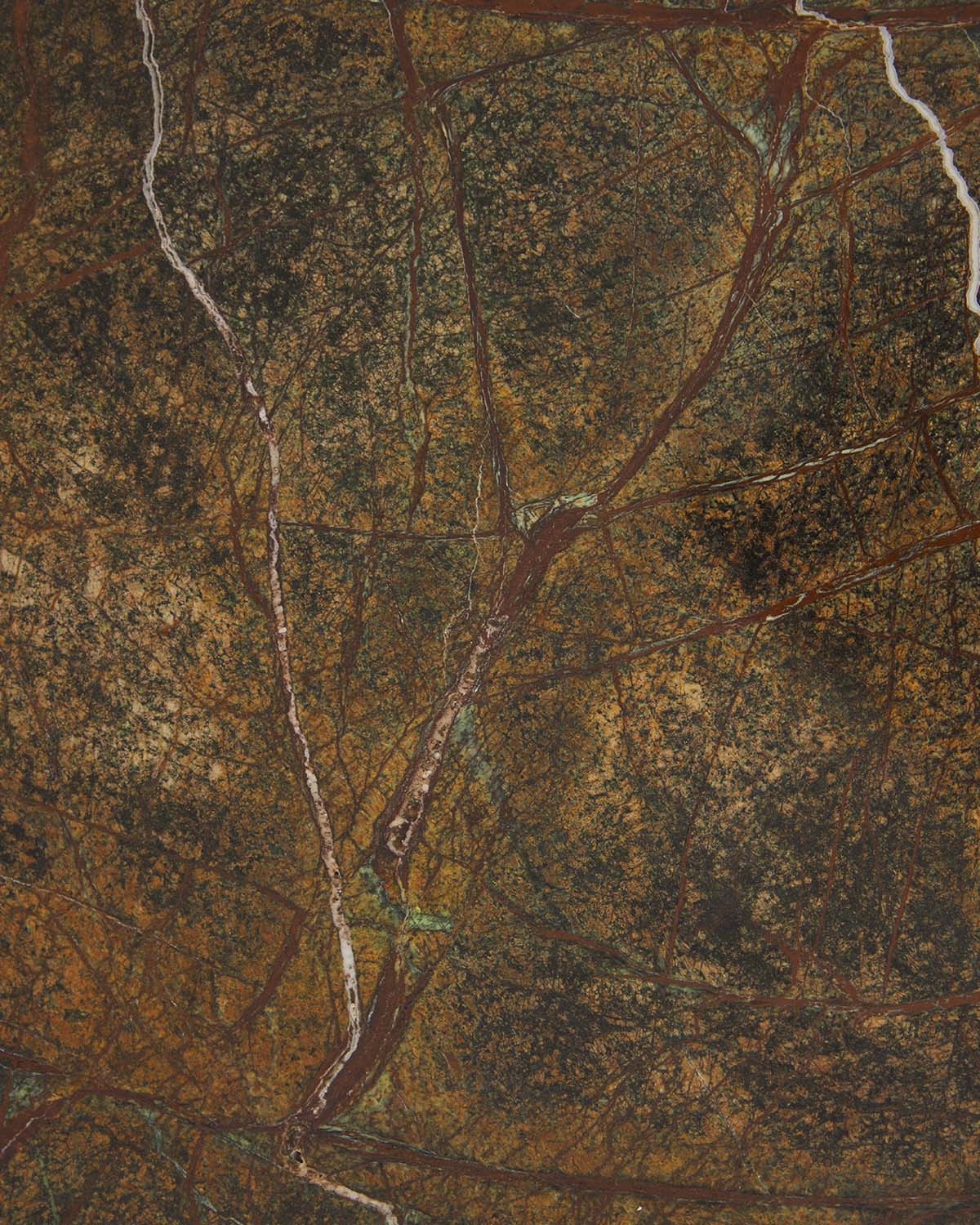 Mesa lateral retangular com 2 gavetas 45x40 cm de mármore e metal Ulfhild, imagem de galeria 9