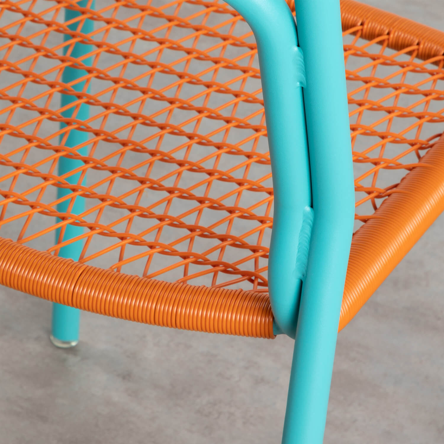 Aluminium and Synthetic Rattan Outdoor Chair Kor