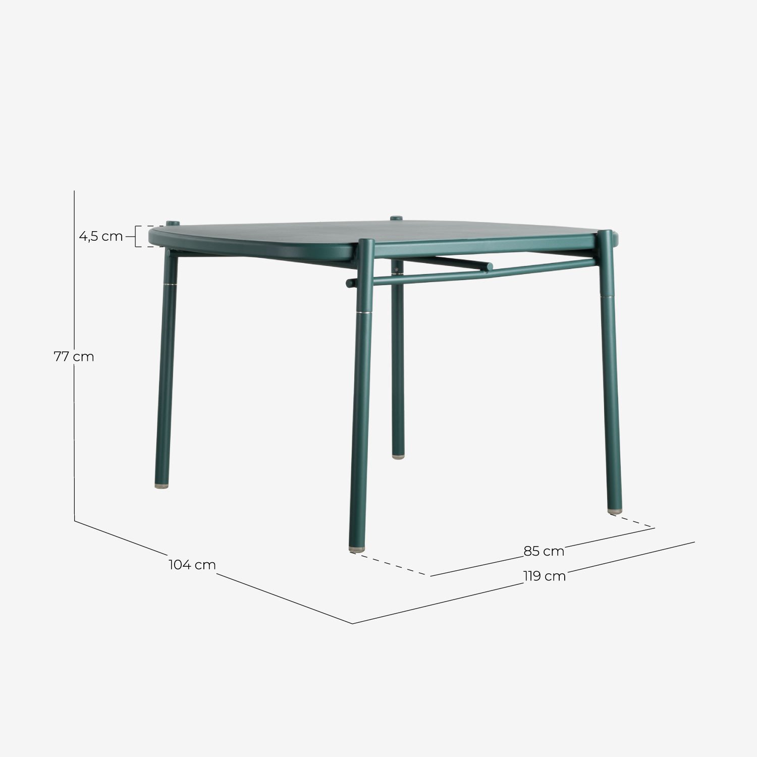 aluminium dining table price