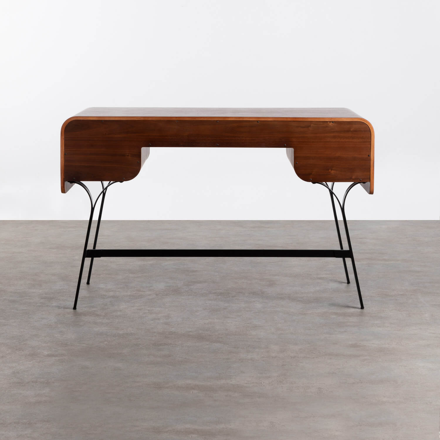 MDF and Metal Desk with Drawers Inari