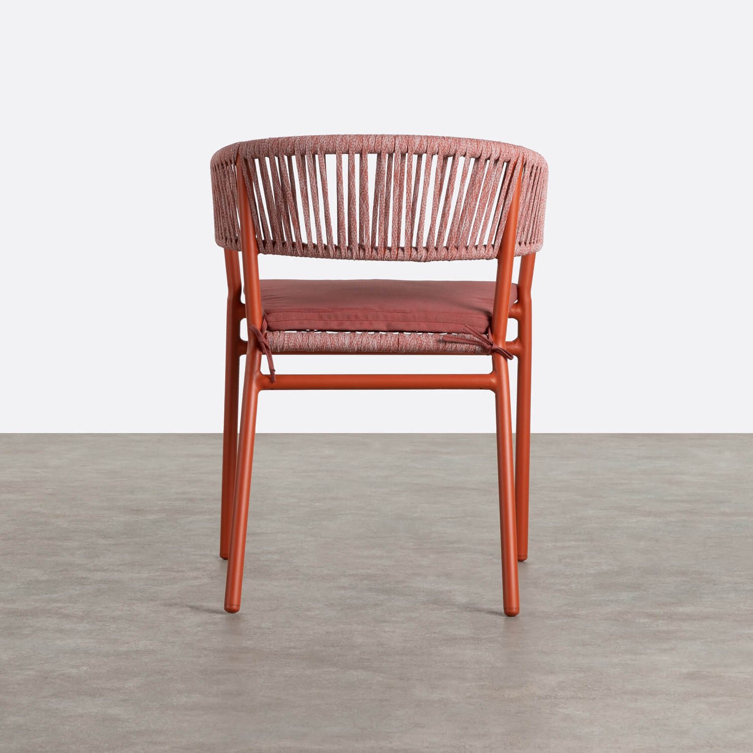 Silla de Comedor con Reposabrazos de Aluminio y Cuerda Keila, gallery image 1885520