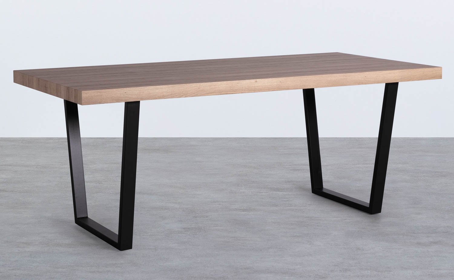Rectangular Wooden Dining Table (190x90 cm) Valle, gallery image 1