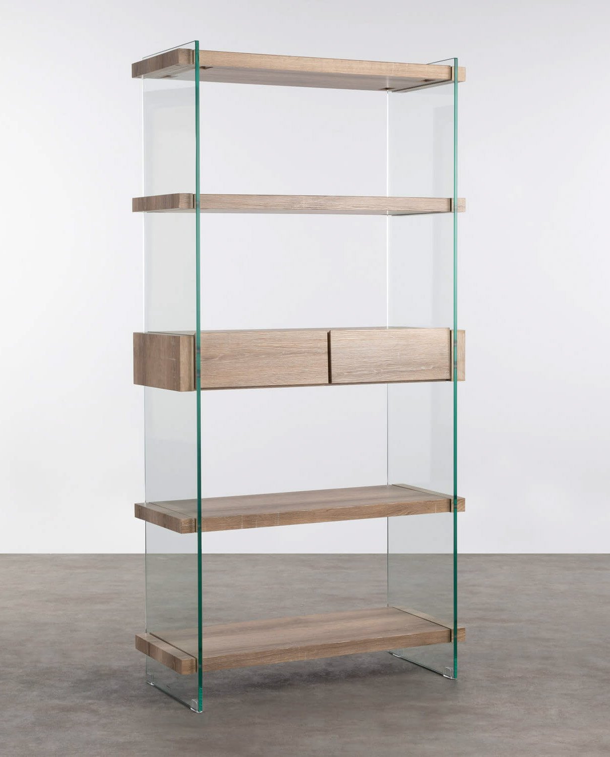 Glass and Wood Shelf Layers, gallery image 1