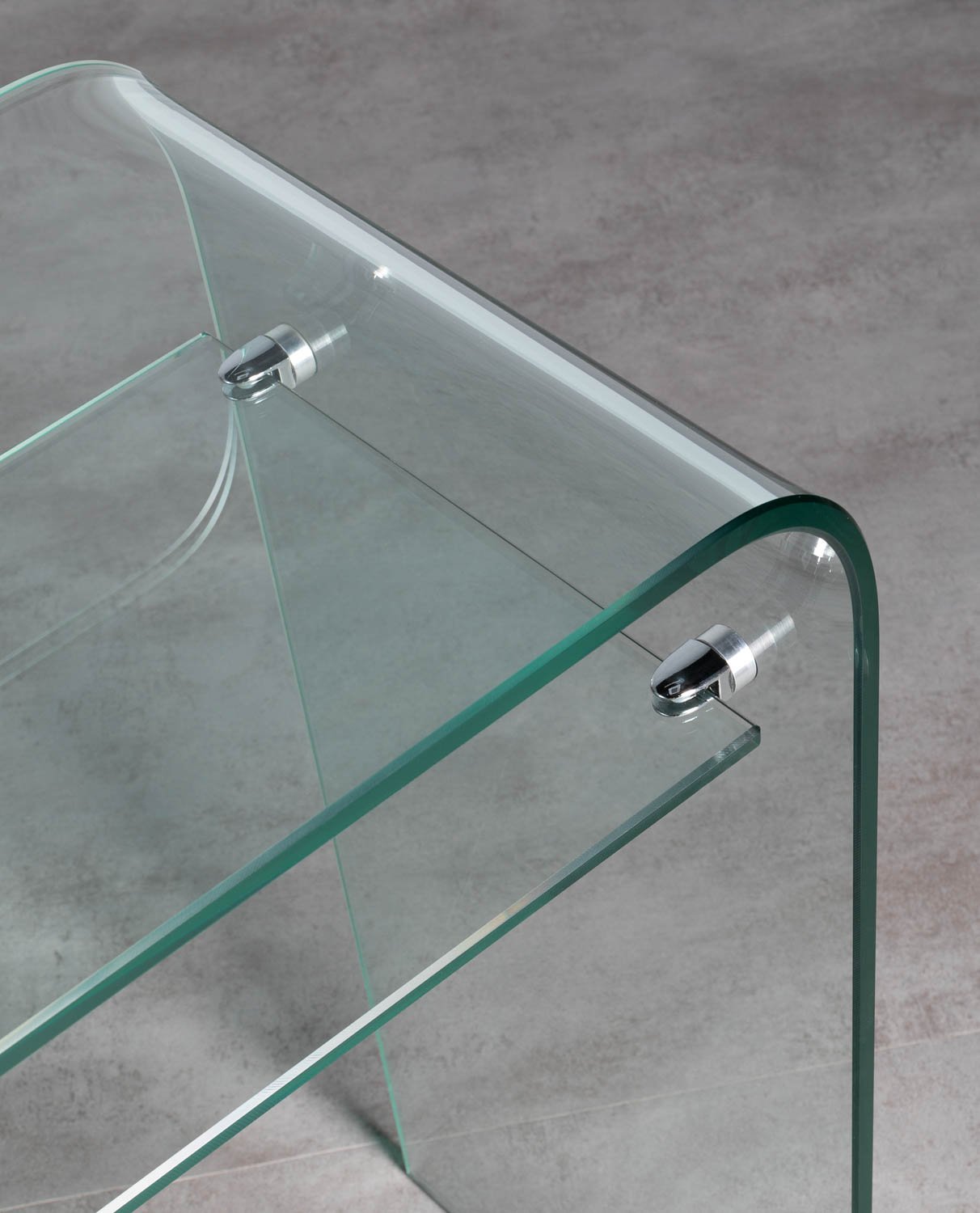 Tempered Glass Console Table (110x36 cm) Endil, gallery image 4