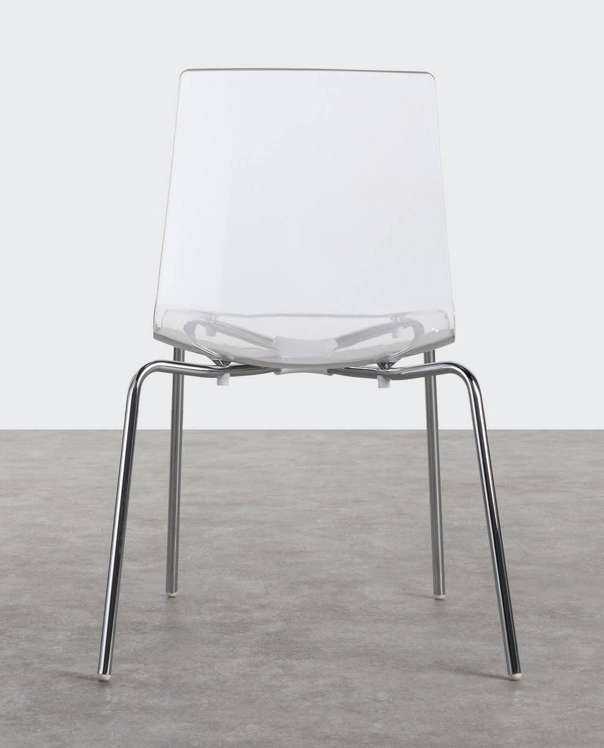 Dining Chair in Polycarbonate and Metal Samay, gallery image 5
