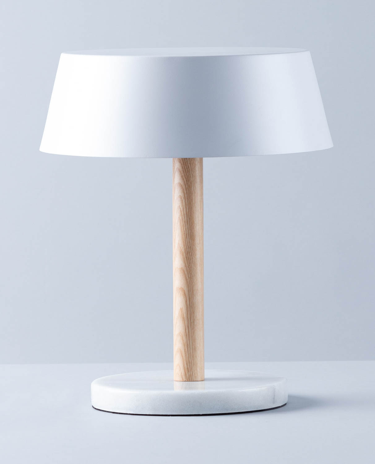 Marble and Wood Table Lamp Chip, gallery image 1
