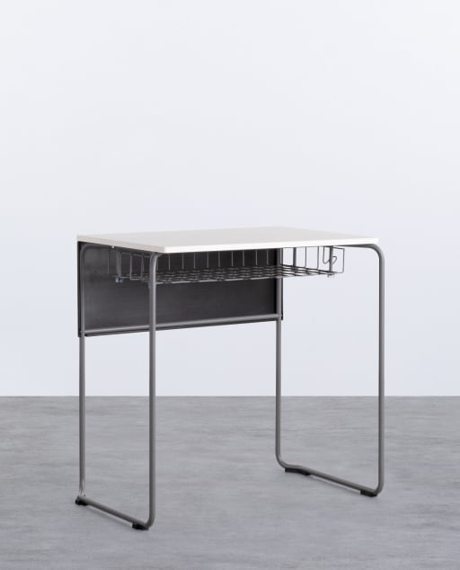 ABS and Wood Storage Desk Brel