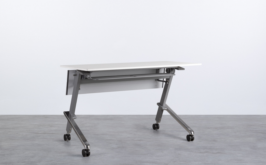 Modern Furniture Sales 2024 Themasie Com   Folding Desk In Pvc And Steel With Wheels Bastid 