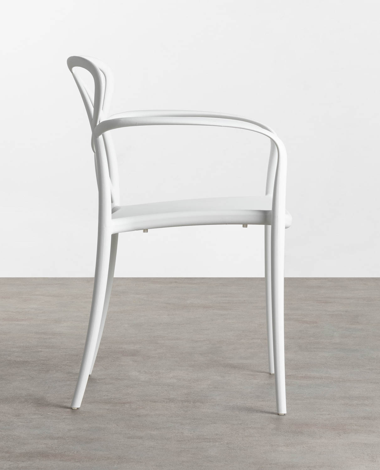 Polypropylene Dining Chair with Armrests Cielo , gallery image 2