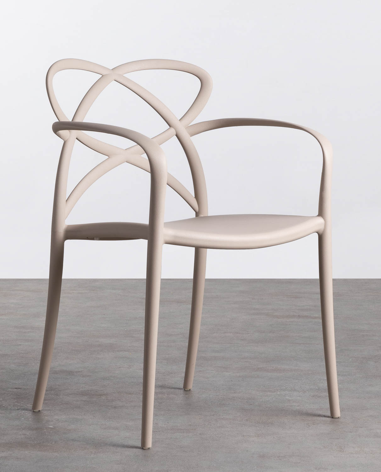 Polypropylene Dining Chair with Armrests Cielo , gallery image 1