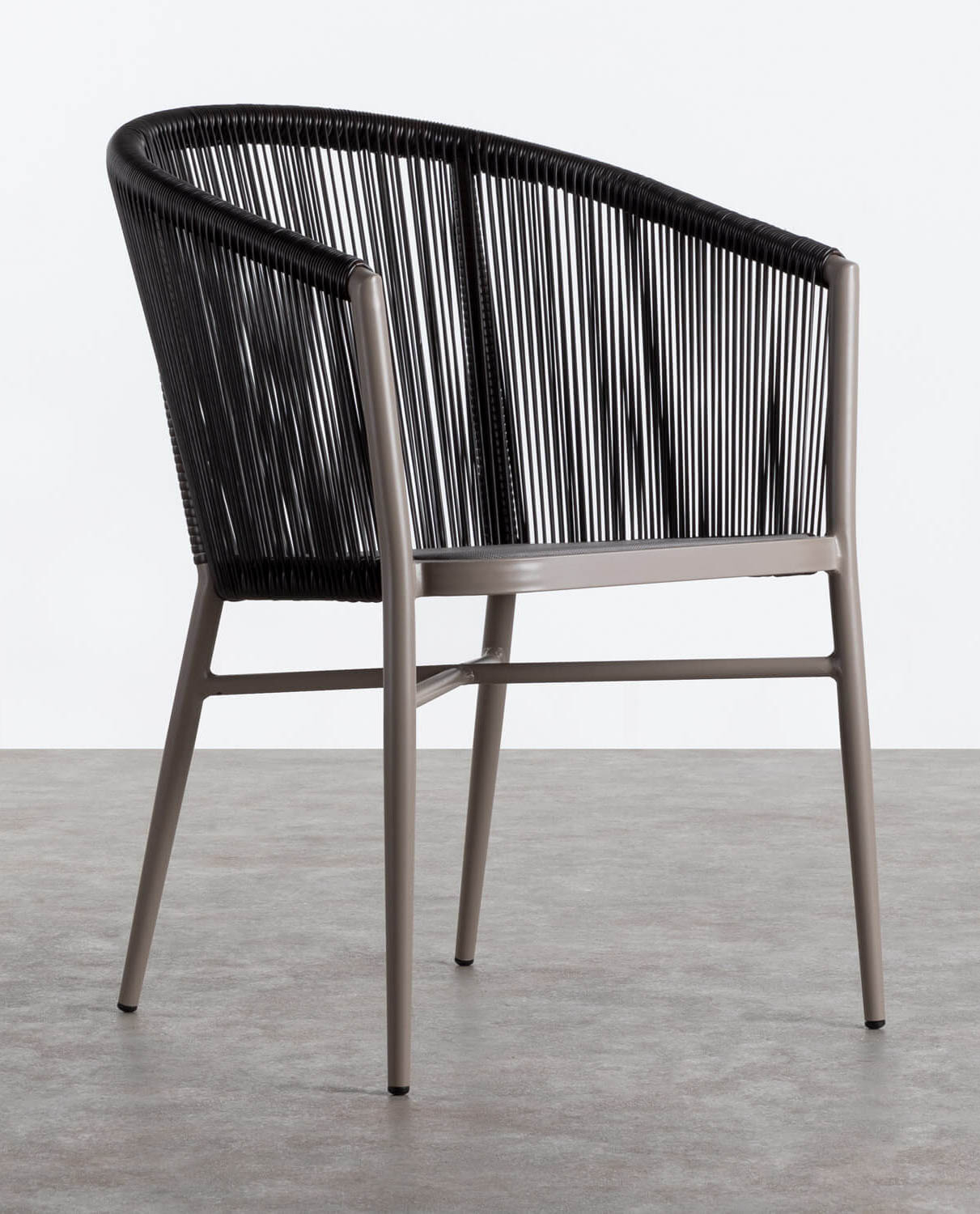 Textilene and Aluminium Dining Chair Tico, gallery image 1