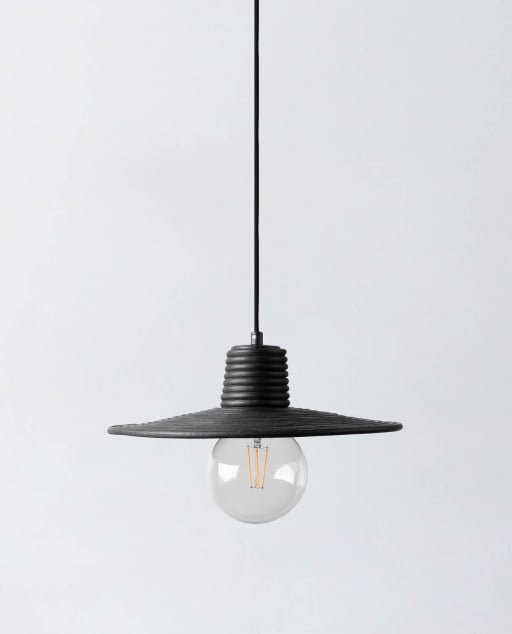 Metal and Rattan Ceiling Light (Ø35,5 cm) Molly