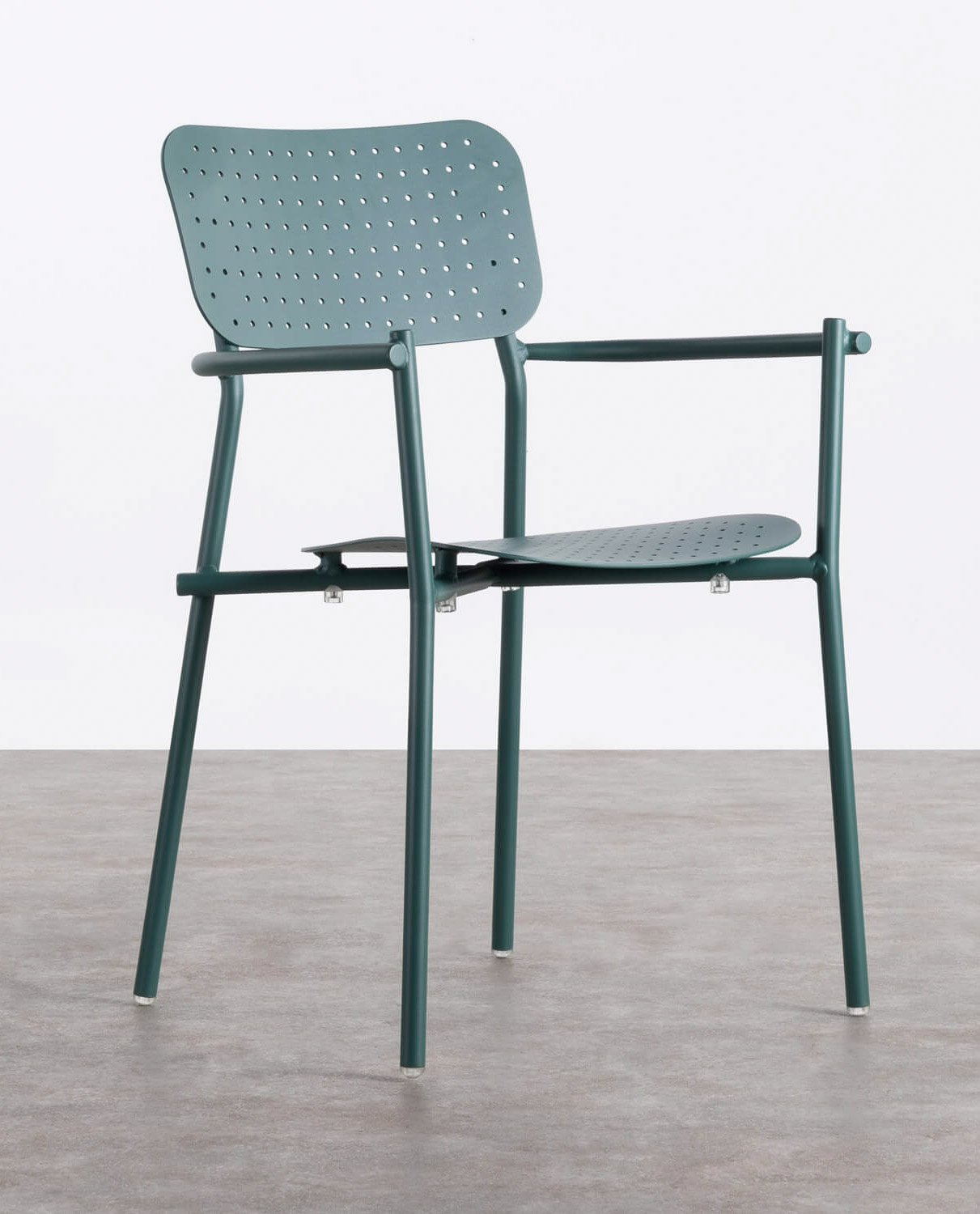 Aluminium Dining Chair with Armrests Keri , gallery image 1
