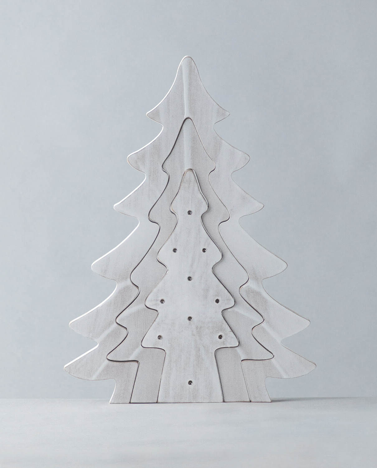  Wood Christmas Tree with LED Lights Pinos, gallery image 1