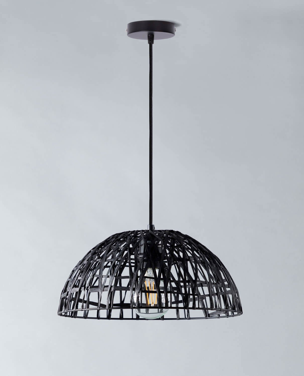 Rattan Ceiling Light Cuop , gallery image 1
