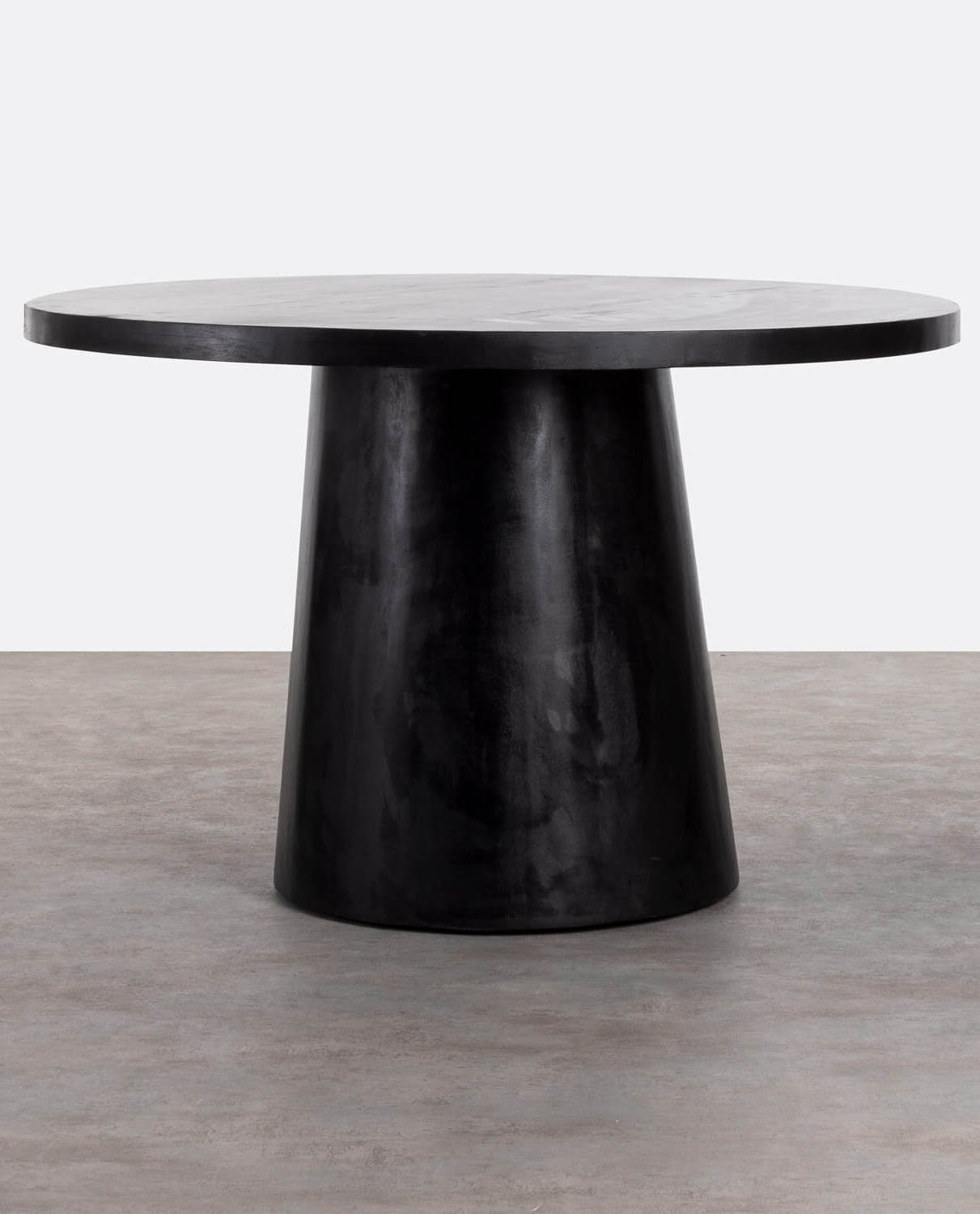 Round Mango Wood Dining Table (Ø120 cm) Doran, gallery image 1