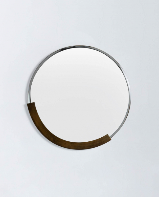 Round Metal Wall Mirror Fedrie