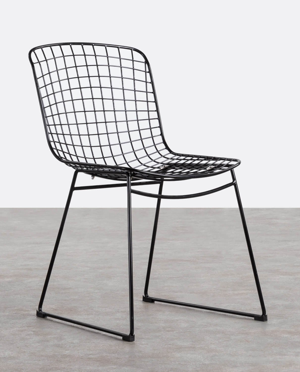 Aras High Back Steel Dining Chair Trend, gallery image 1