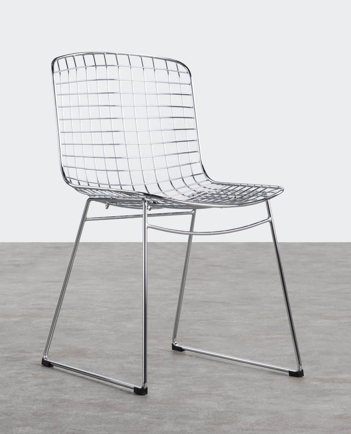 Aras High Back Steel Dining Chair Trend, gallery image 1