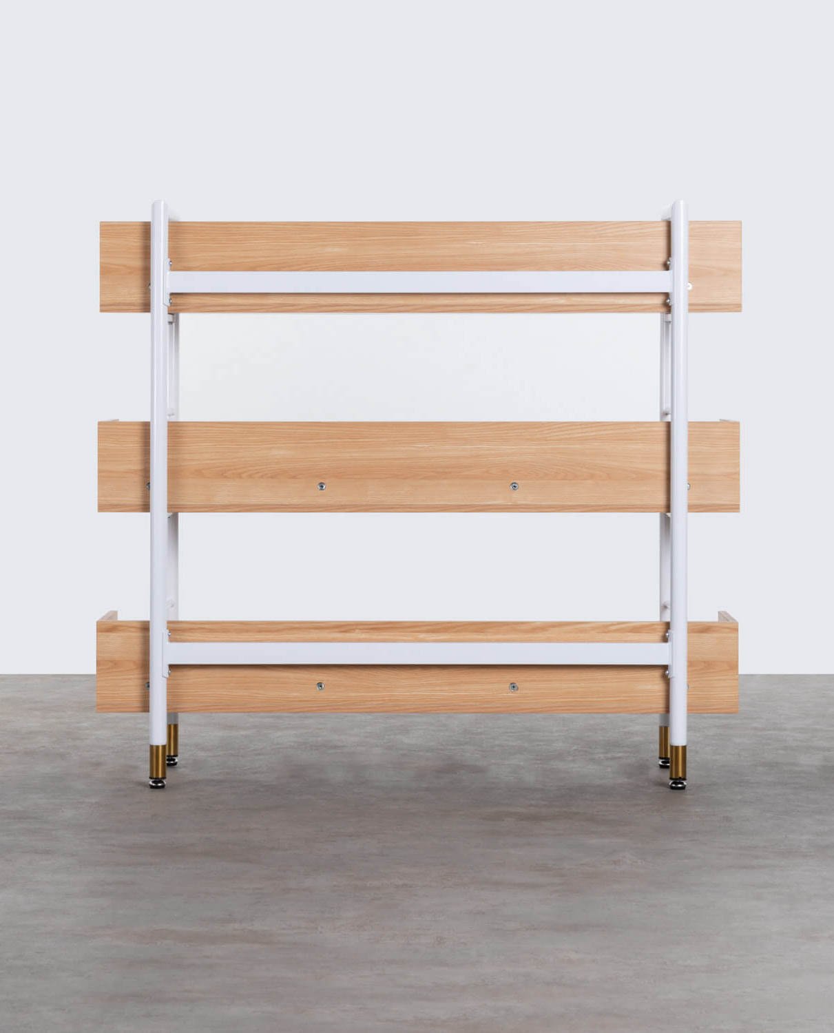 Wood and steel shelving (109x120 cm) Deseq, gallery image 2