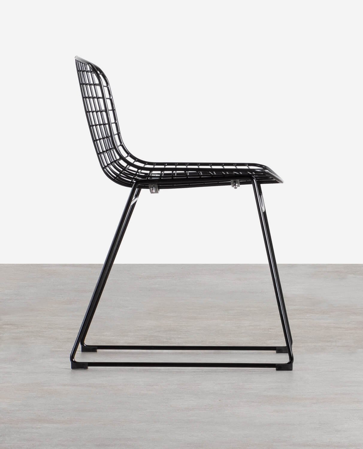 Low Backrest Steel Dining Chair Aras Trend , gallery image 2