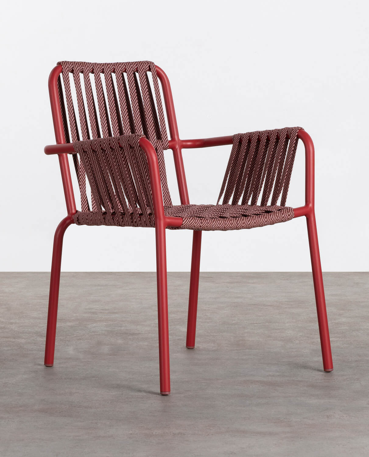 Aluminium and Rope Dining Chair Drian Trend, gallery image 1