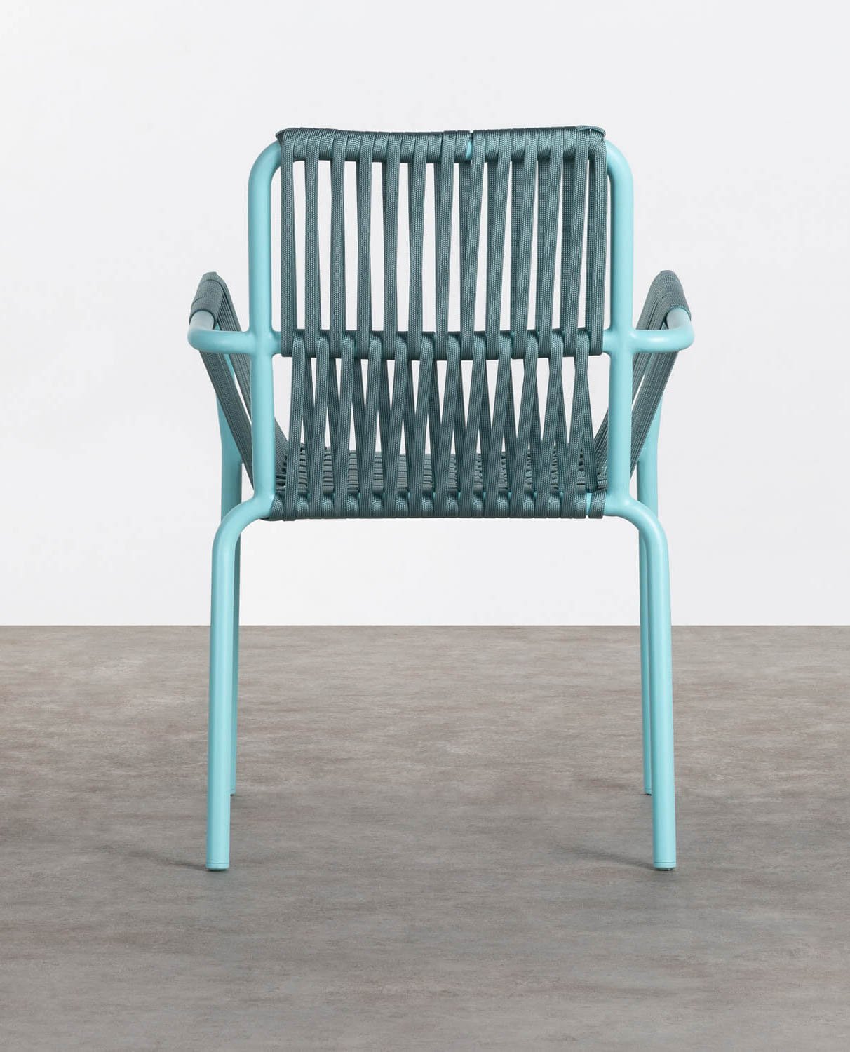 Aluminium and Rope Dining Chair Drian Trend, gallery image 4