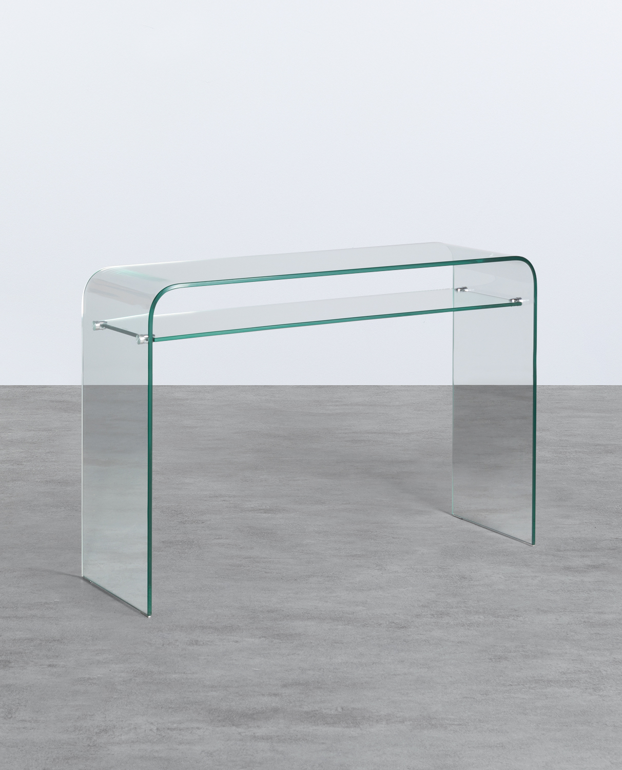 Tempered Glass Console Table (110x36 cm) Endil, gallery image 1