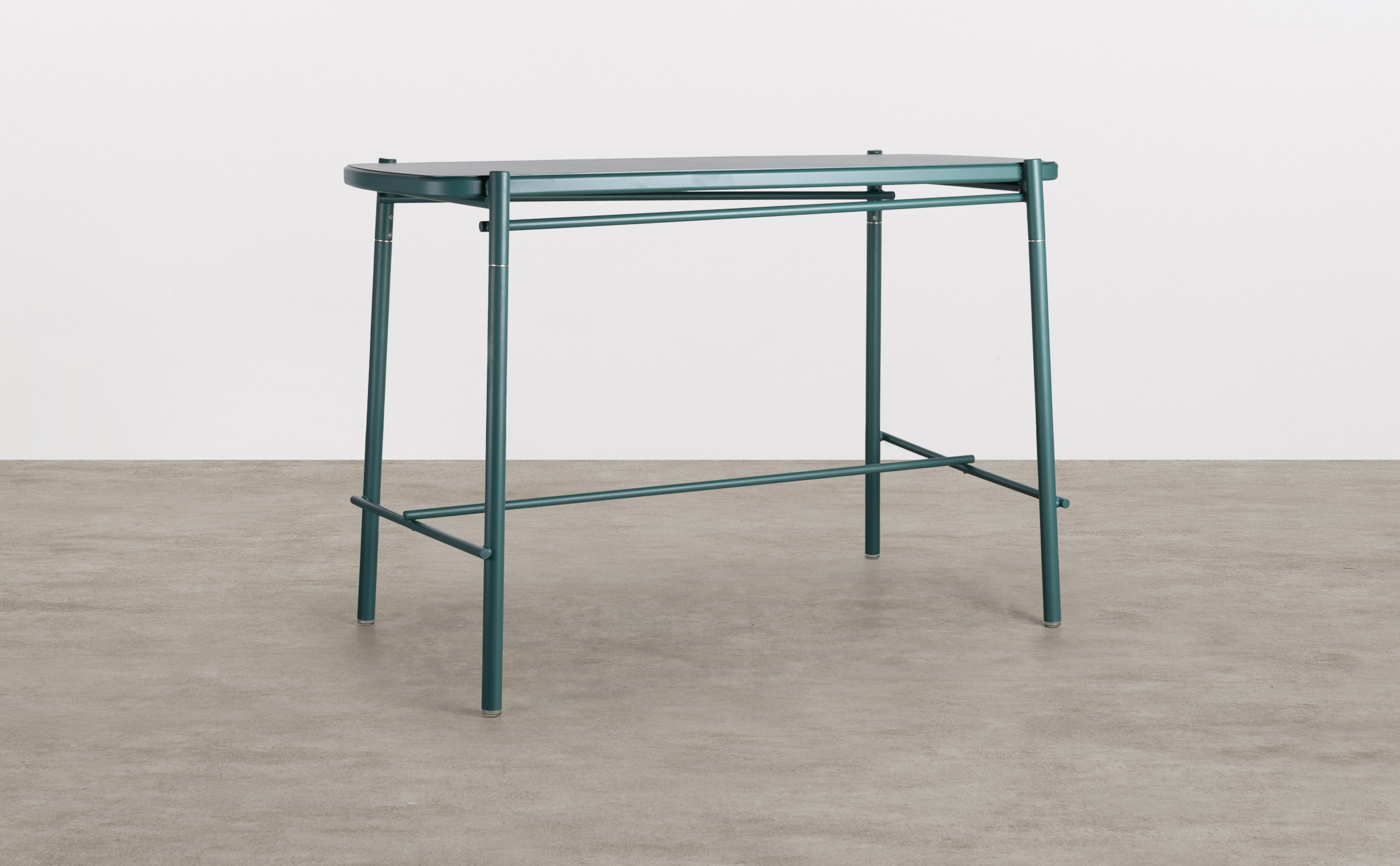 Aluminium High Dining Table (160x79,7cm) Keri, gallery image 1