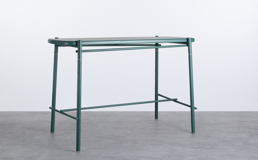 Aluminium High Dining Table (160x79,7cm) Keri