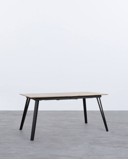 Round Dining Table in MDF and Steel (Ø 100 cm) Irem