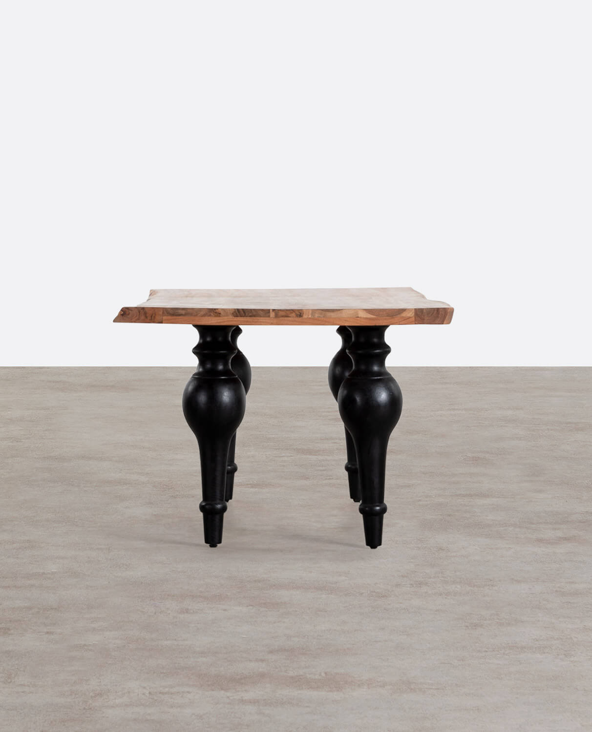 Rectangular Acacia Wood Dining Table (200x100 cm) Marin, gallery image 2
