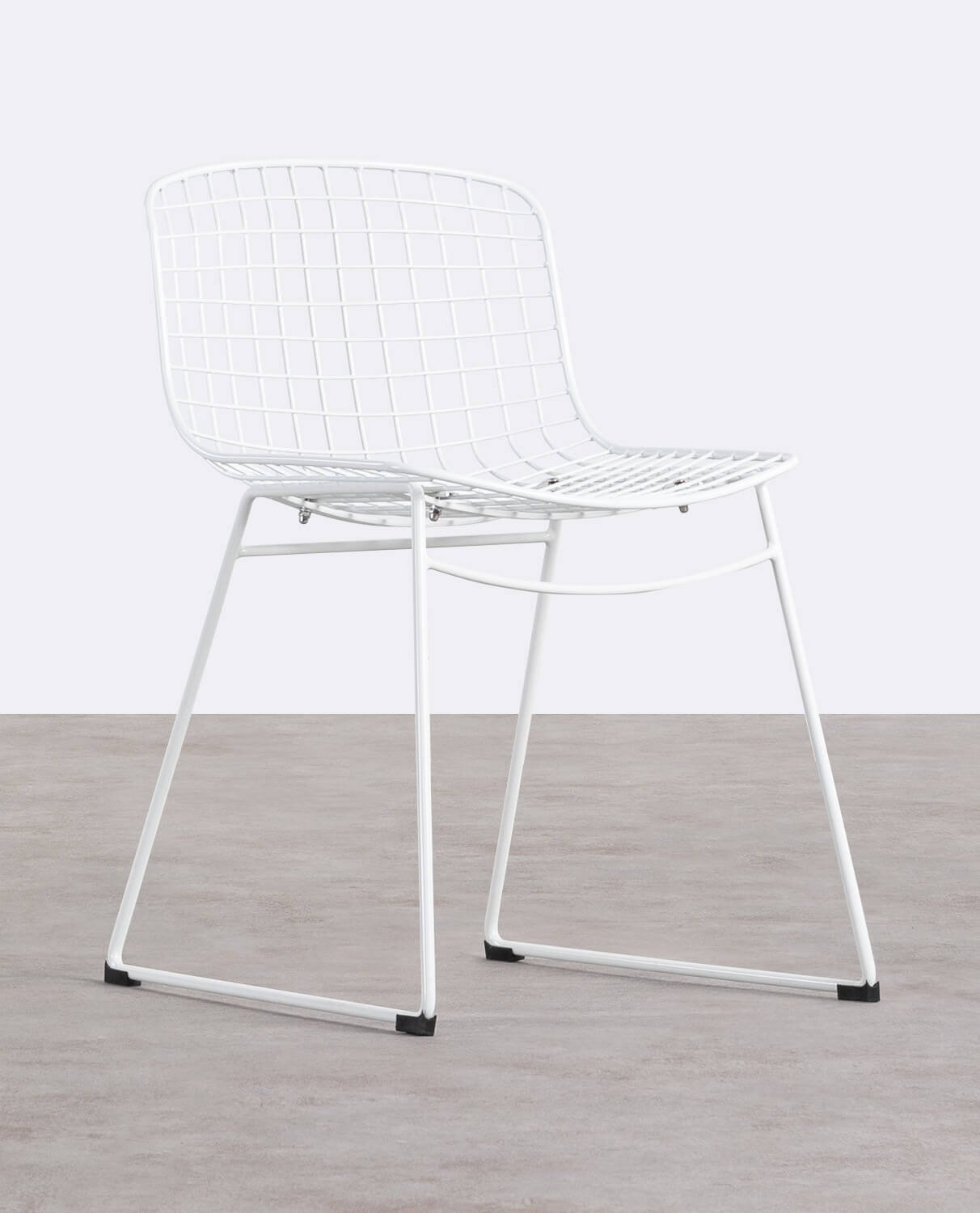 Low Backrest Steel Dining Chair Aras Trend , gallery image 1