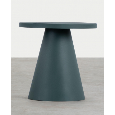 Round Metal Side Table (Ø45,7 cm) Remor Green Grove - The Masie