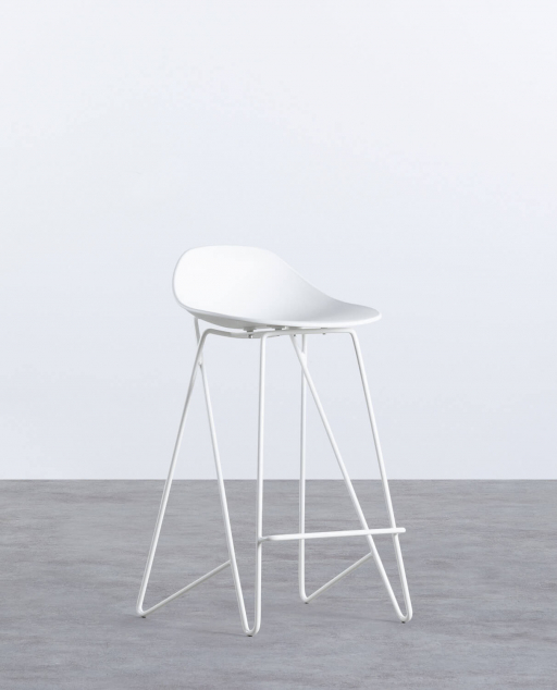 High Polypropylene and Metal Stool (67 cm) Paris