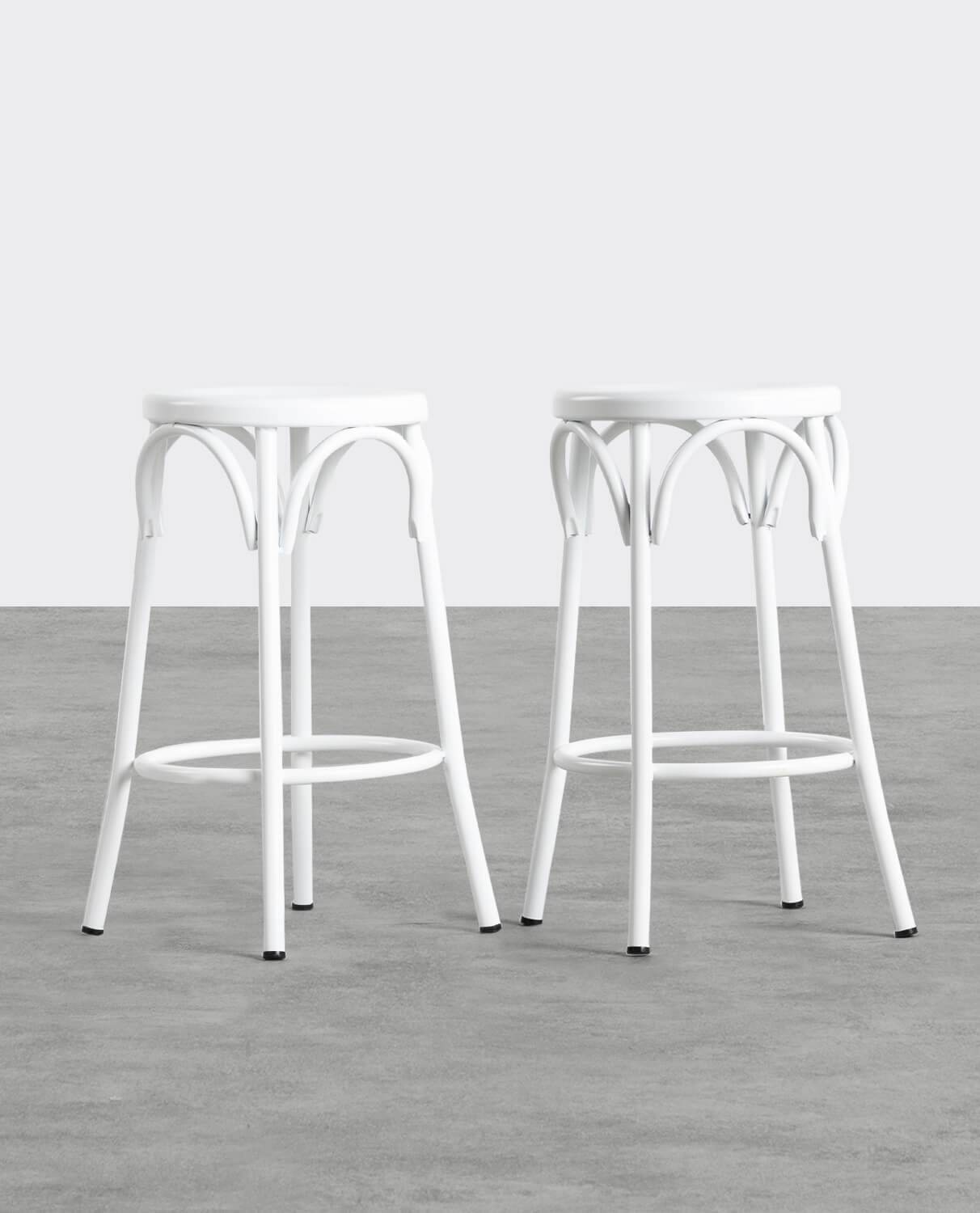 Pack 2 High Metal Stools (66 cm) Baris, gallery image 1