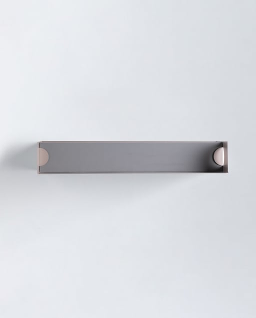 Metal and Wooden Wall Shelf Tunez 