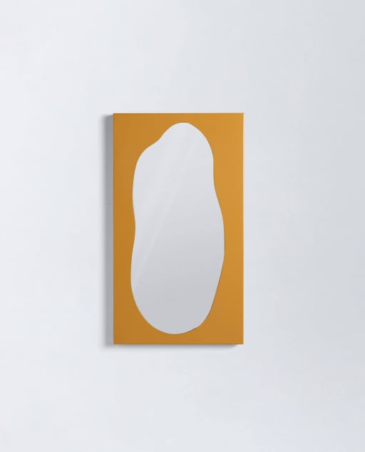 Rectangular Metal Wall Mirror (80x45 cm) Yuli