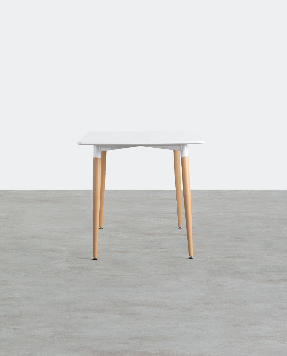 Rectangular Dining Table in Metal and Wood (180x80 cm) Skaule, gallery image 2