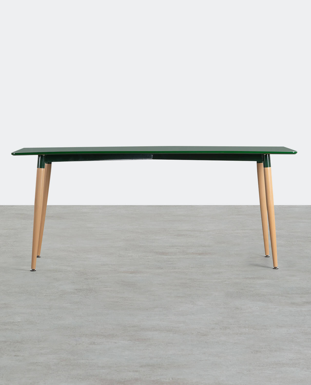 Rectangular Dining Table in Metal and Wood (180x80 cm) Skaule, gallery image 2