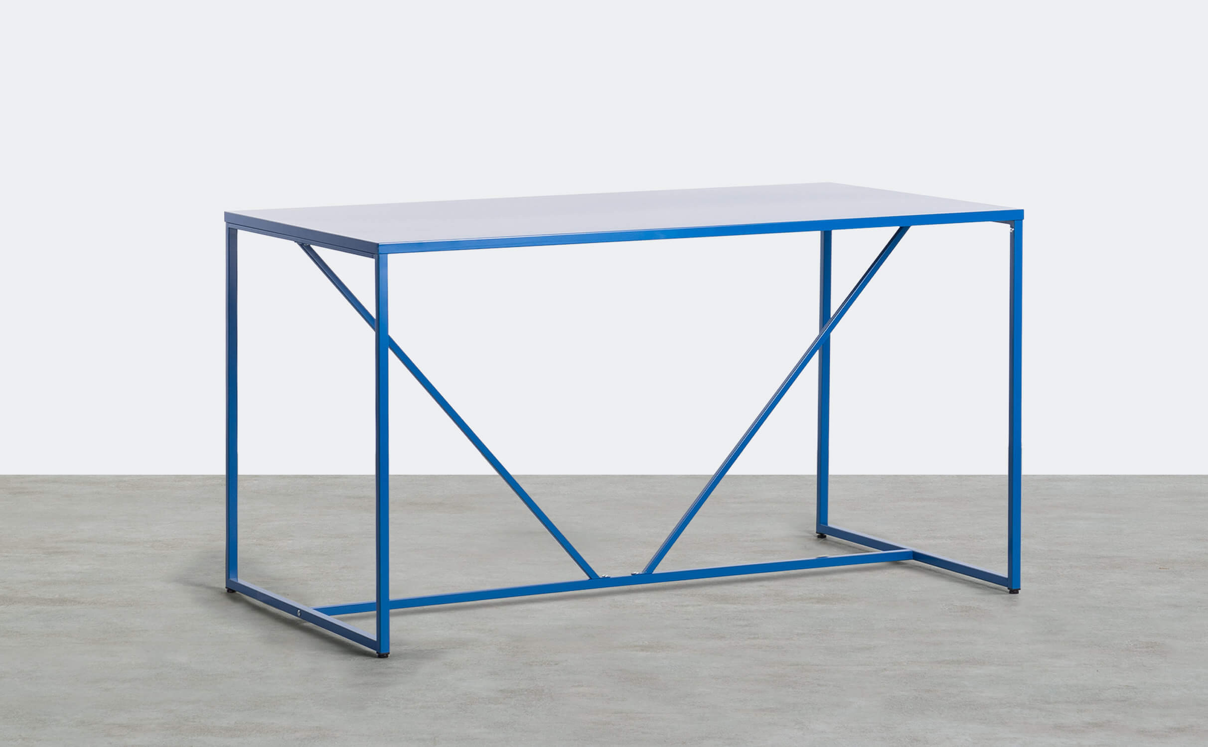 Ibiza Steel Laminate Dining Table (78x140 cm), gallery image 1