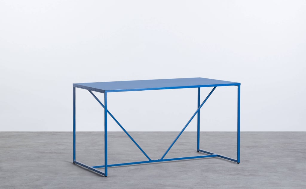 Ibiza Steel Laminate Dining Table (78x140 cm)