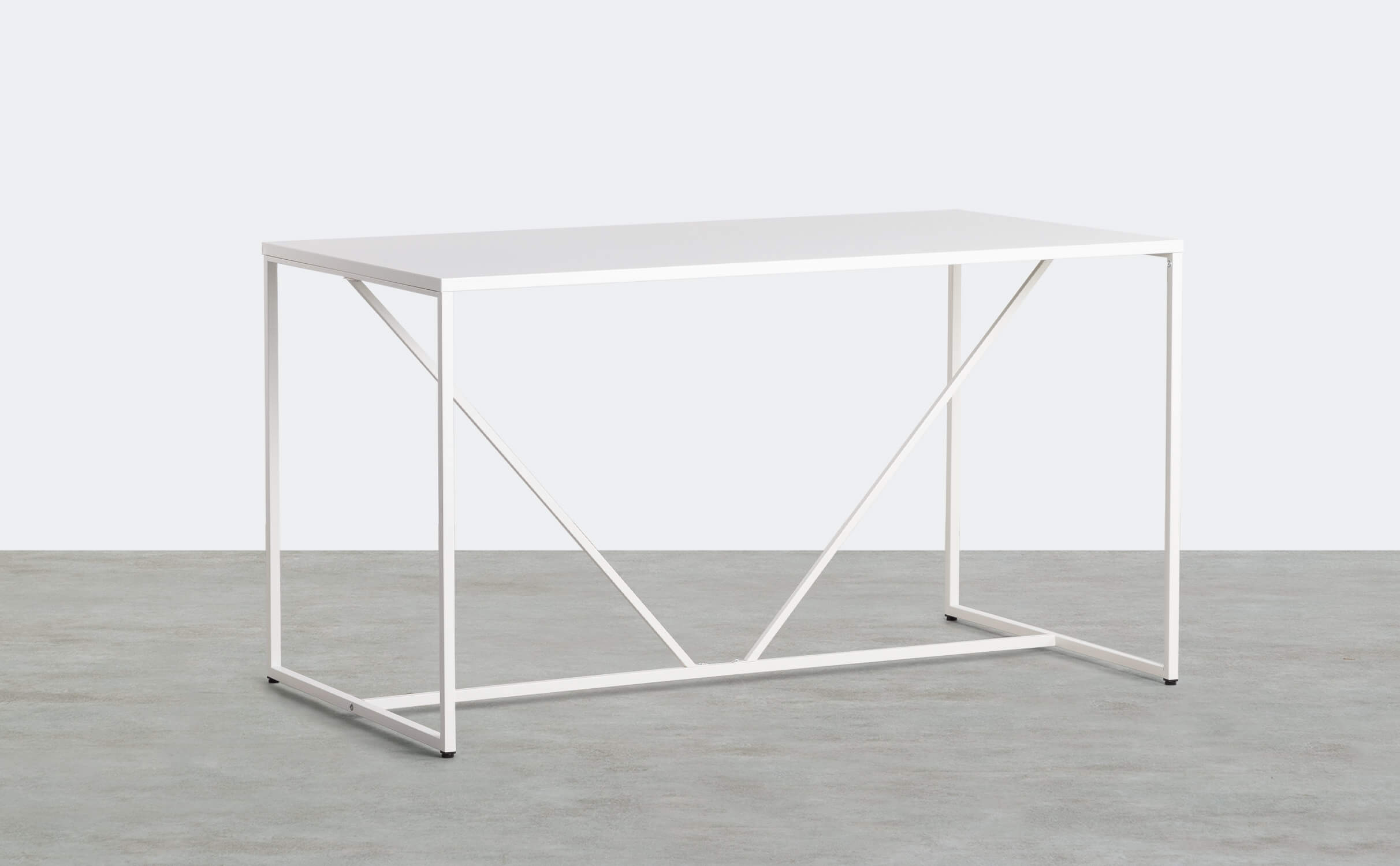 Ibiza Steel Laminate Dining Table (78x140 cm), gallery image 1