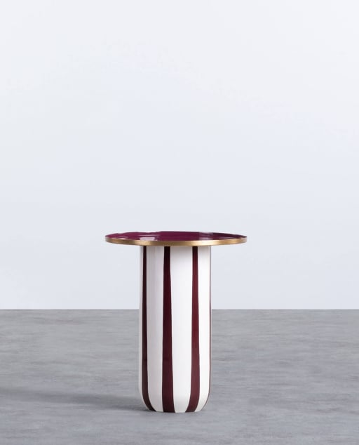 Round Metal Side Table (Ø40.7 cm) Gela