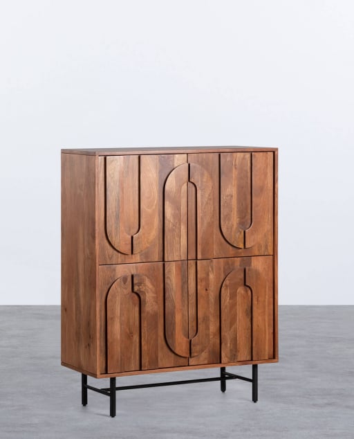 Mango Wood Bar Cabinet Lenan