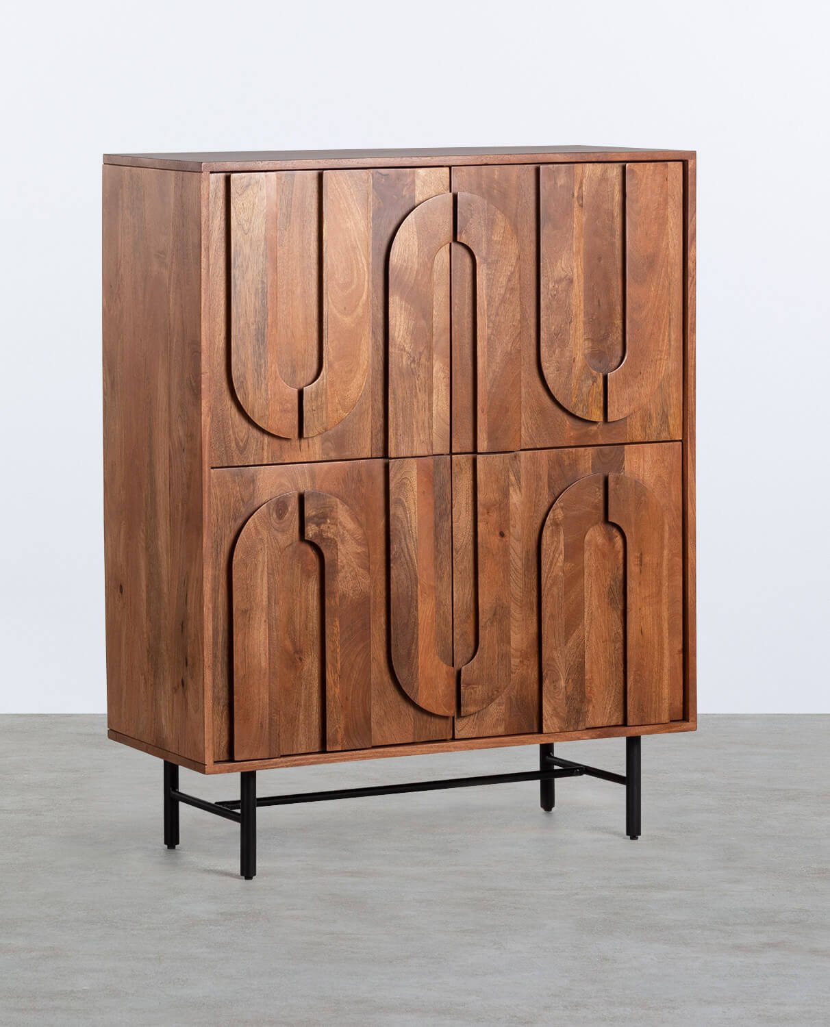 Mango Wood Bar Cabinet Lenan, gallery image 1