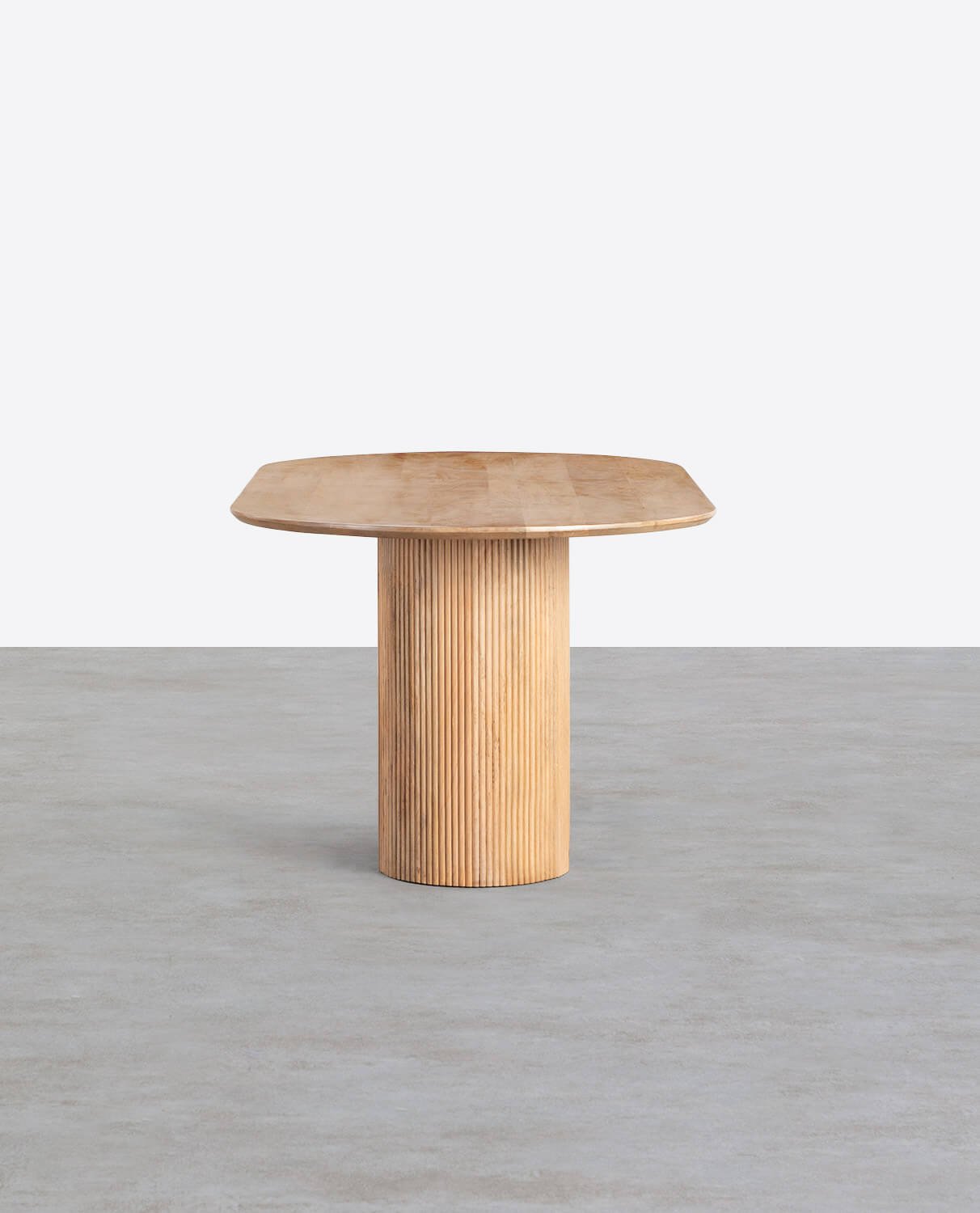 Oval Dining Table in Mango Wood (200x100 cm) Viena, gallery image 2