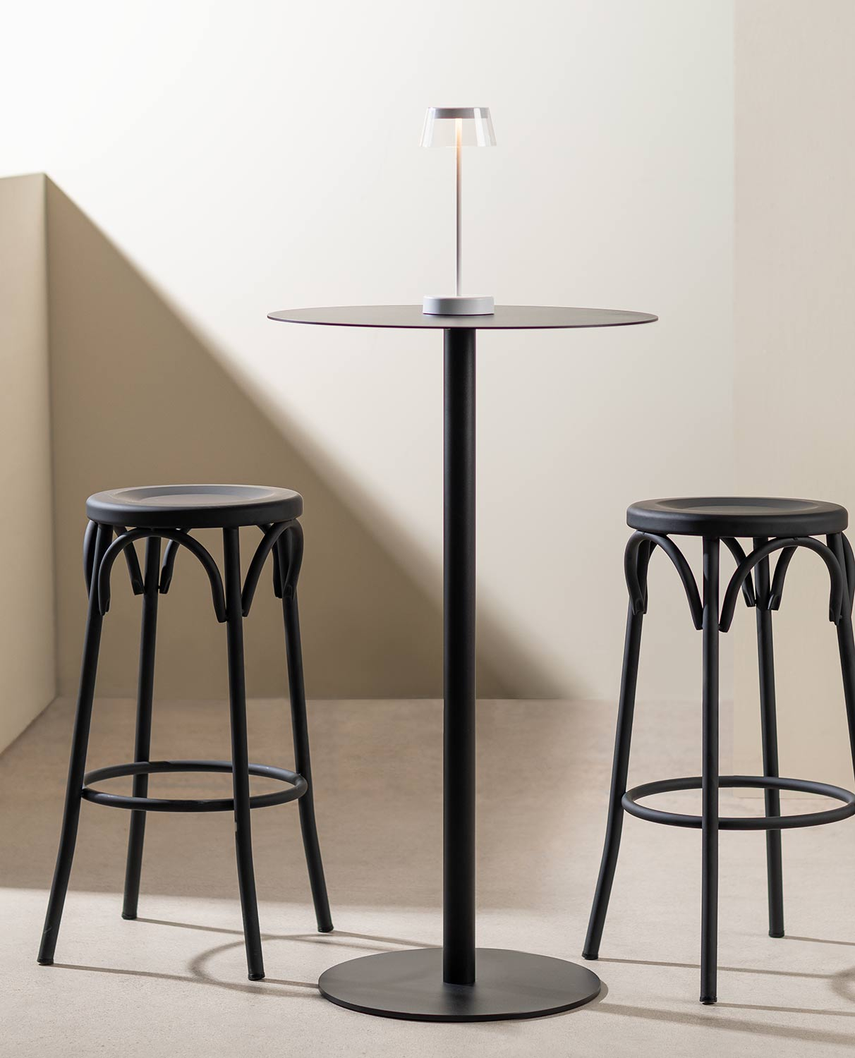 Round High Table in Steel (Ø60 cm) Denis, gallery image 2