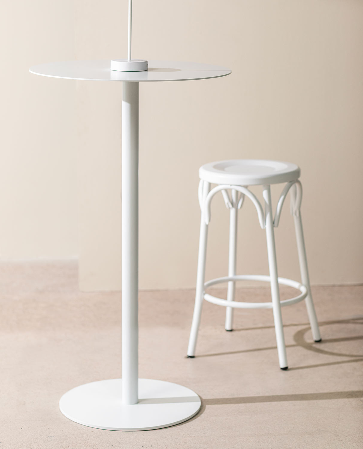 Round High Table in Steel (Ø60 cm) Denis, gallery image 2